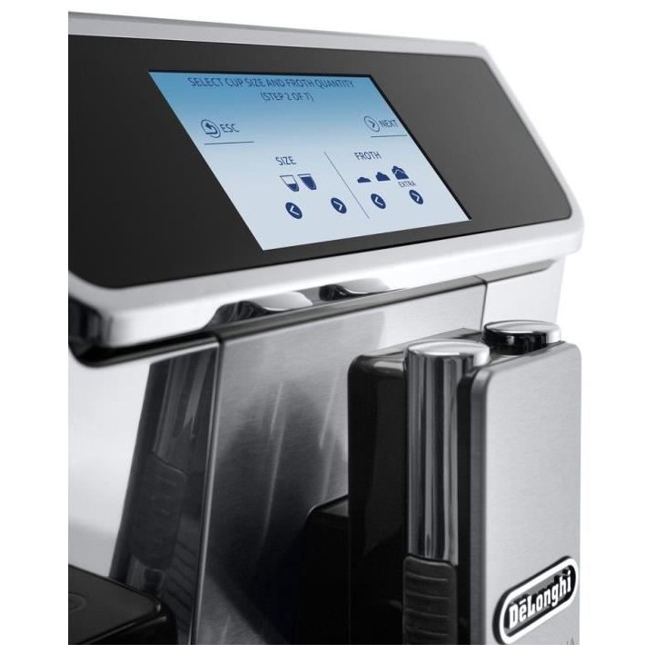 Machine a café Expresso broyeur - DELONGHI ECAM650.85.MS - Gris - Con