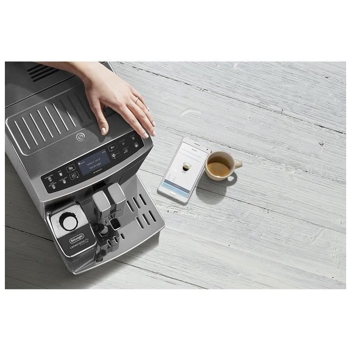 DELONGHI ECAM510.55.M Expresso broyeur PrimaDonnas Evo - Gris