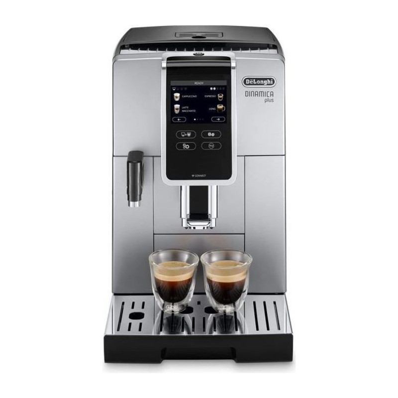 Machine a café Expresso Broyeur Dinamica Plus - DE'LONGHI ECAM370.85.SB - Écran Fulltouch 3,5 - Lattecrema System - 2 Thermobl