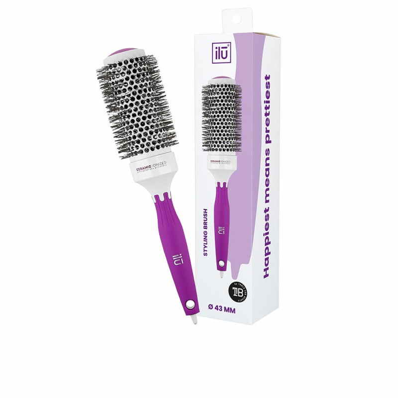 Brosse à coiffer Ilū Céramique Violet Ø 43 mm