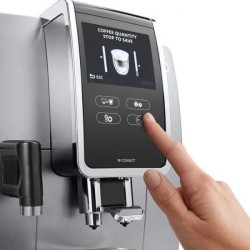 Machine a café Expresso Broyeur Dinamica Plus - DE'LONGHI ECAM370.85.SB - Écran Fulltouch 3,5 - Lattecrema System - 2 Thermobl