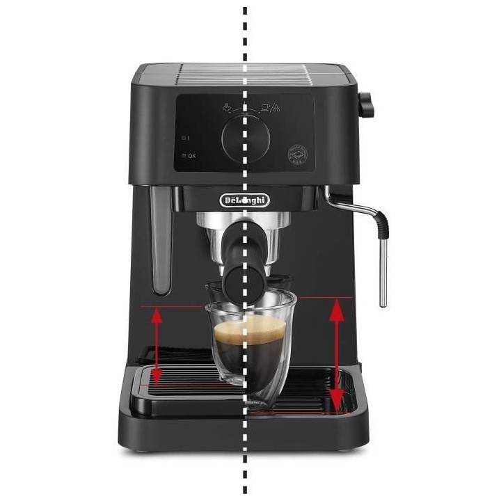 Machine a expresso - DELONGHI - EC235.BK - Noir - Buse vapeur - Compat
