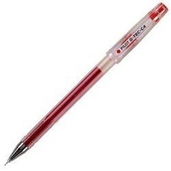 Stylo gel Pilot G-Tec C4 Rouge 0,2 mm (12 Unités)