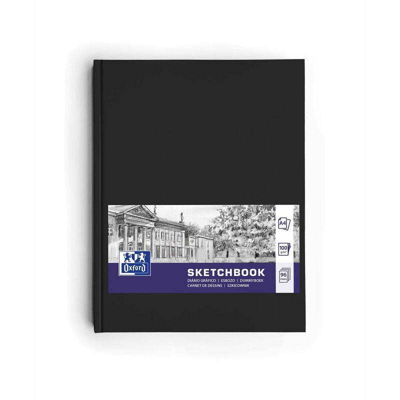 Bloc-notes Oxford Noir A4 96 Volets