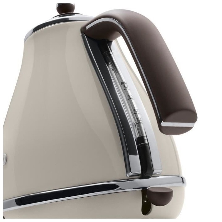 DELONGHI KBOV 2001.BG Bouilloire électrique Icona Vintage - Beige
