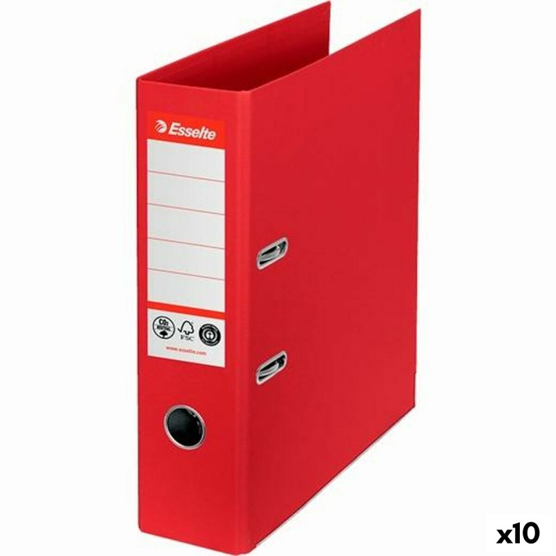 classeur à levier Esselte Nº1 CO2 Neutral Rouge A4 (10 Unités)