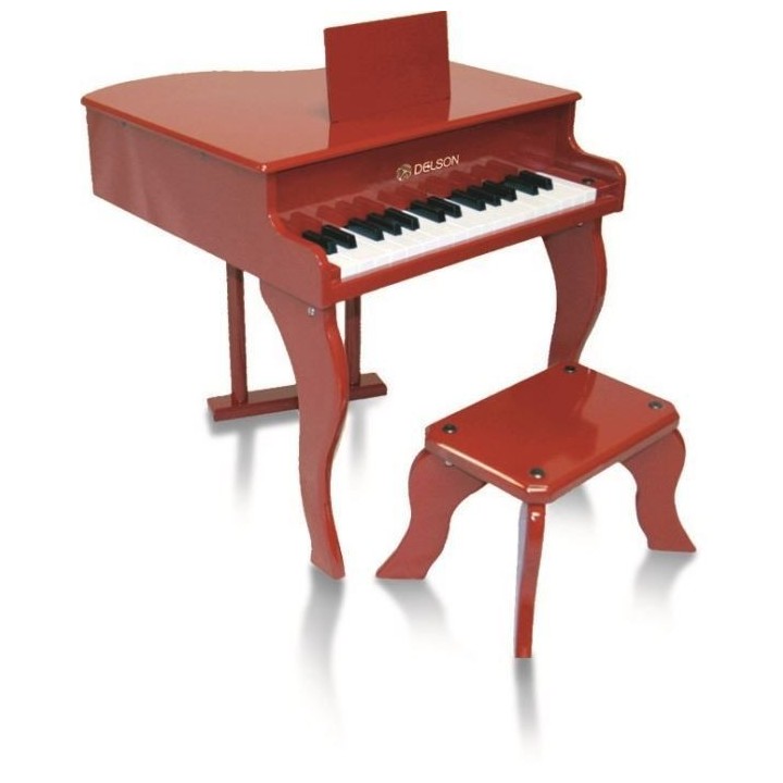 Piano a queue enfant rouge delson 30 touches