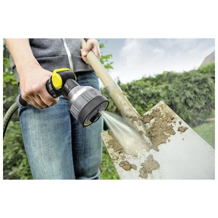 KÄRCHER Pistolet d'arrosage métal Premium - Multifonction - 4 formes