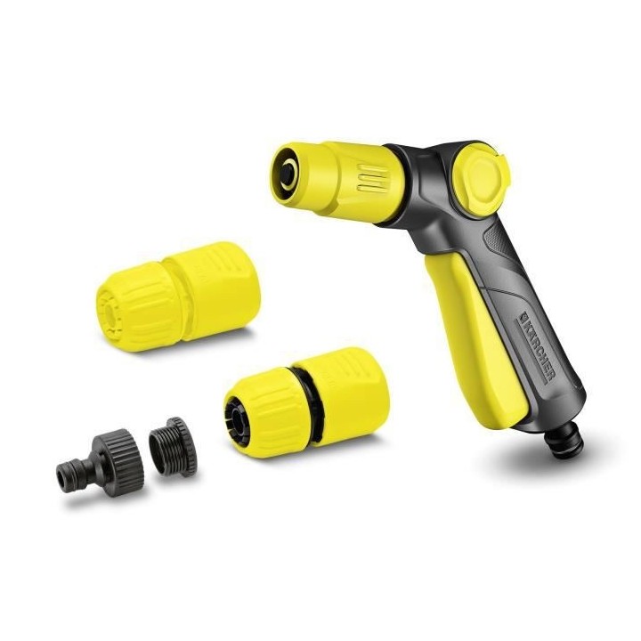 KARCHER Set pistolet et 2 raccords plastique - 2 formes de jets