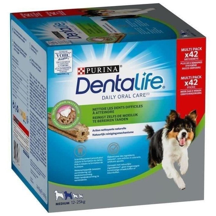 PURINA DENTALIFE MultiPack Medium - Pour chiens de taille moyenne - 84