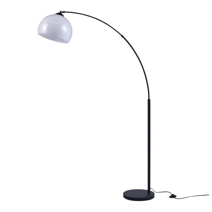 DAISY Lampadaire Arc - Métal et réflecteur Acrylique - L 30 x P 110