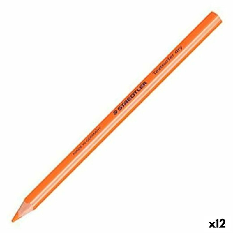 Marqueur fluorescent Staedtler Crayon Orange (12 Unités)