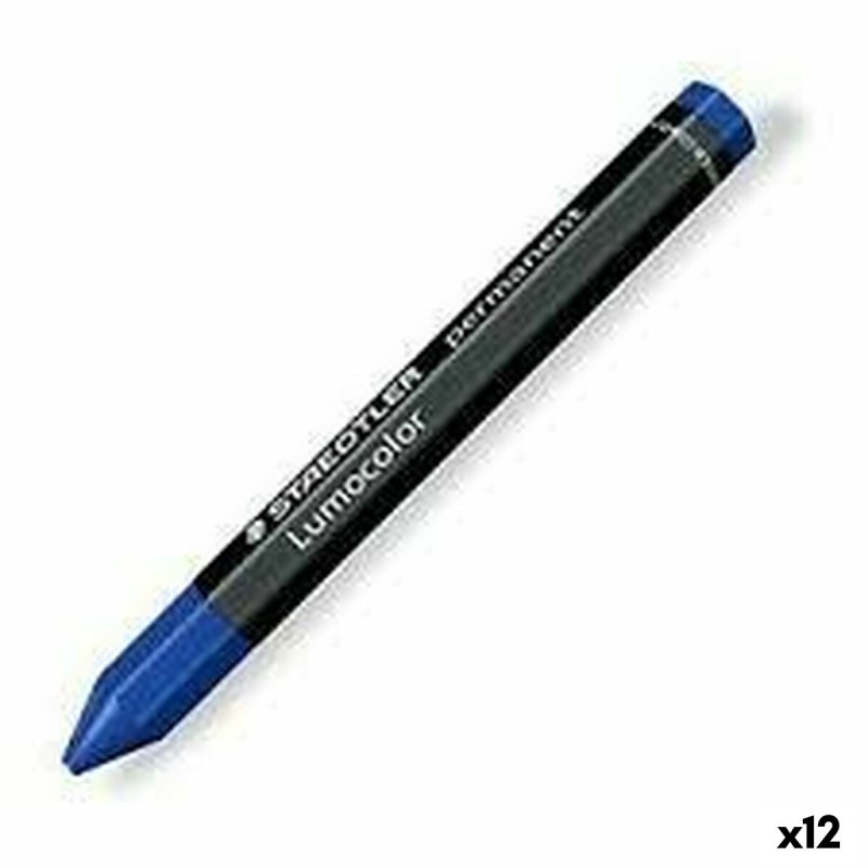 Cire Staedtler Lumocolor 236-3 Bleu (12 Unités)