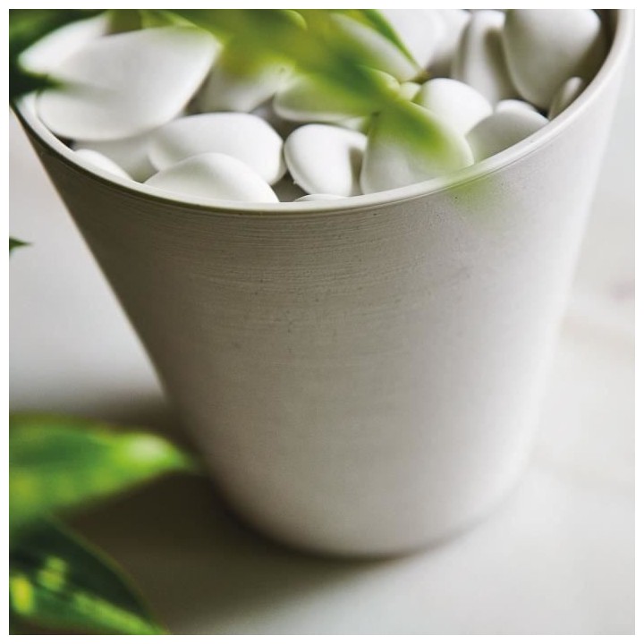 DEROMA Sachet de galets de surfacage piccoli Save R bianco - Coloris b