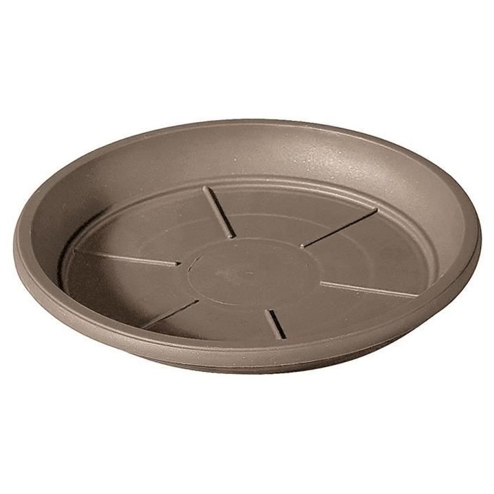 DEROMA Soucoupe pour pot de fleurs Day R camel - Coloris taupe - 45cm