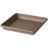 DEROMA Soucoupe carré pour pot de fleurs Day R camel - Coloris taupe - 33cm