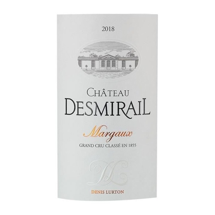 Château Desmirail 2018 Margaux - Vin rouge de Bordeaux