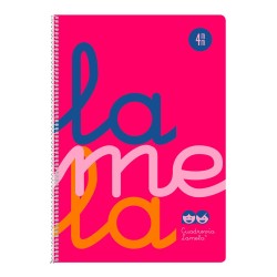 Cahier Lamela Multicouleur 80 Volets quarto (5 Unités)