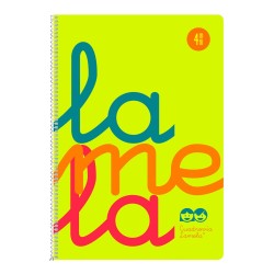 Cahier Lamela Multicouleur 80 Volets quarto (5 Unités)