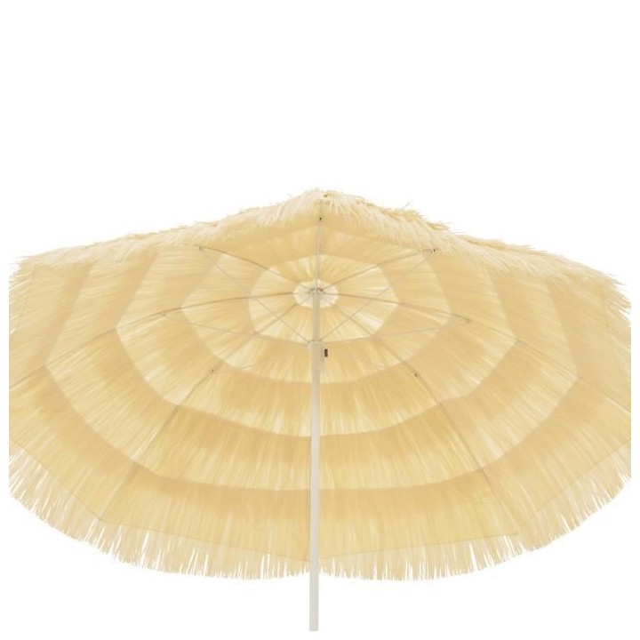 Parasol droit de plage HAWAII - Ø160cm x H.180 cm - Structure acier B