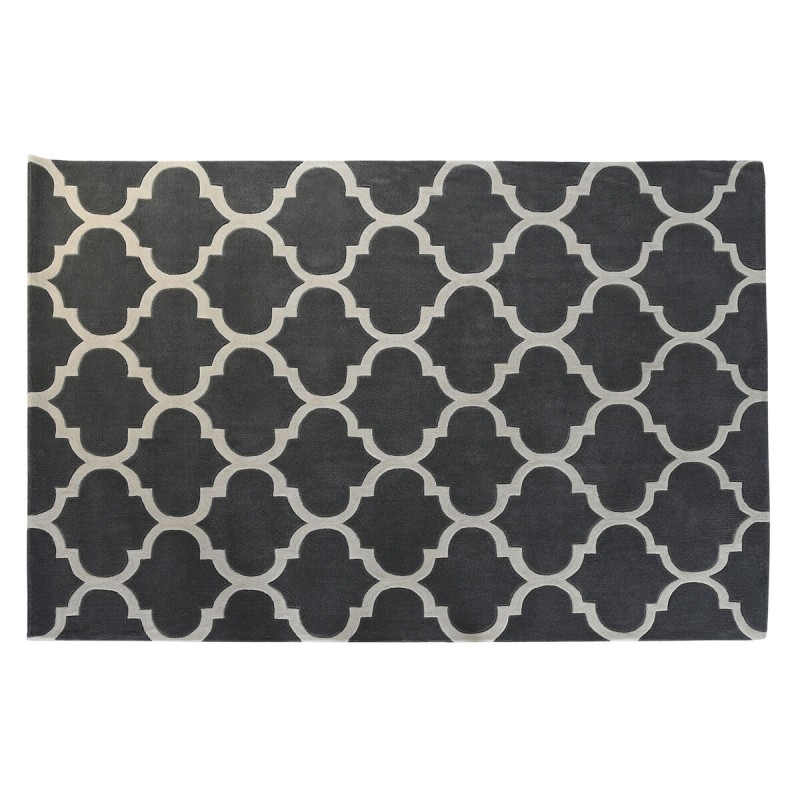 Tapis DKD Home Decor 160 x 230 x 2 cm Gris Polyester Ethnique