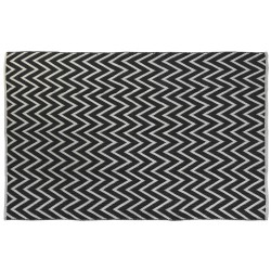 Tapis DKD Home Decor Polyester Zigzag Bicolore 160 x 230 x 1 cm