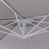 Parasol Thais Gris Aluminium 300 cm