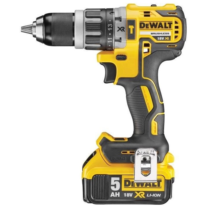 Perceuse-Visseuse a percussion sans-fil 18V DEWALT (2 batteries Brushl
