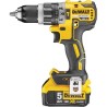 Perceuse-Visseuse a percussion sans-fil 18V DEWALT (2 batteries Brushless XR 5,0 Ah + chargeur + coffret TSTAK) - DCD796P2-QW