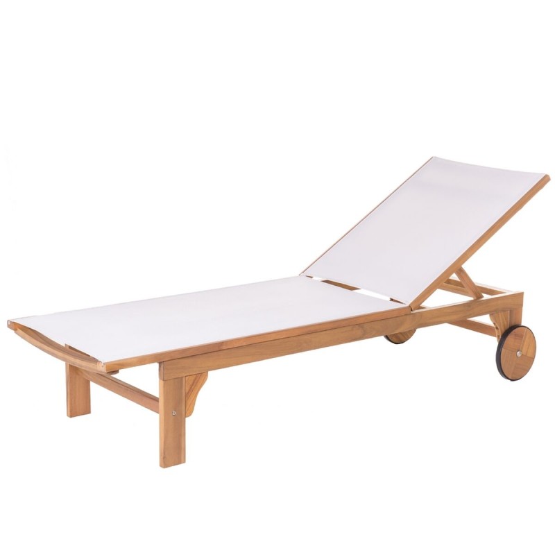 Chaise longue Nina 200 x 65 x 36 cm Blanc