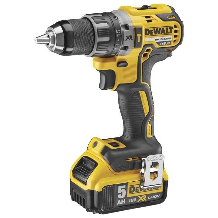 Perceuse-Visseuse a percussion sans-fil 18V DEWALT (2 batteries Brushl