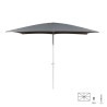 Parasol Thais Gris Aluminium 300 x 200 cm