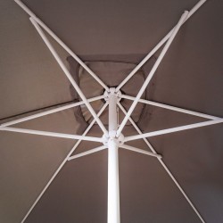 Parasol Thais Gris Aluminium 300 x 200 cm