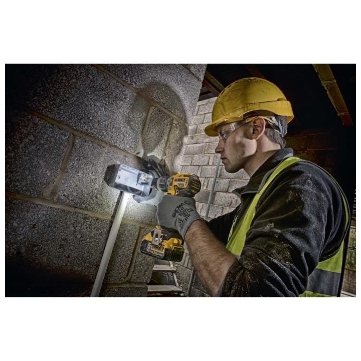 Perceuse-Visseuse a percussion sans-fil 18V DEWALT (2 batteries Brushl