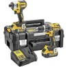 DEWALT Perceuse visseuse a percussion DCK266P2T - Visseuse a chocs - 2 batteries 5 Ah Li-ion - Coffret Tstak