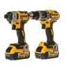 DEWALT Perceuse visseuse a percussion DCK266P2T - Visseuse a chocs - 2 batteries 5 Ah Li-ion - Coffret Tstak