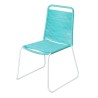 Chaise de jardin Antea 57 x 61 x 90 cm Turquoise Corde