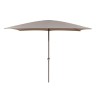 Parasol Tessa Taupe Aluminium 300 x 200 cm