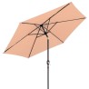 Parasol Monty Beige Aluminium 300 cm