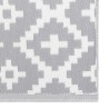 Tapis d’extérieur Paros 160 x 230 x 0,5 cm Gris polypropylène