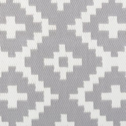 Tapis d’extérieur Paros 160 x 230 x 0,5 cm Gris polypropylène