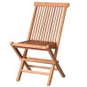 Chaise de jardin Kayla 46,5 x 56 x 90 cm Naturel bois de teck