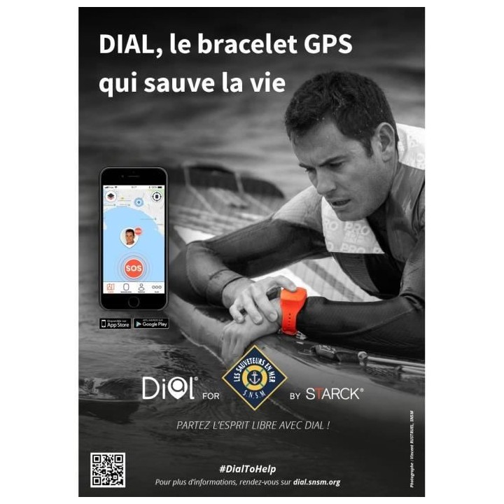 Bracelet GPS - DIAL - Balise GPS étanche connectée