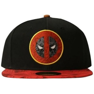 DIFUZED Casquette Deadpool : Graffiti - Noir et Rouge