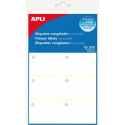 Etisuettes Apli Blanc Congélateur 34 x 53 mm (10 Unités)