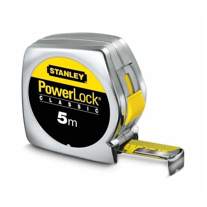 Mesure a ruban Powerlock classic ABS STANLEY - 0-33-195 - 5 m x 25 mm
