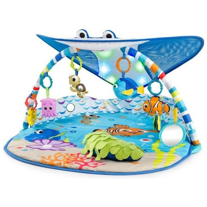 DISNEY BABY Tapis d'Eveil le Monde de Némo Mr. Ray Ocean Lights, Lumi