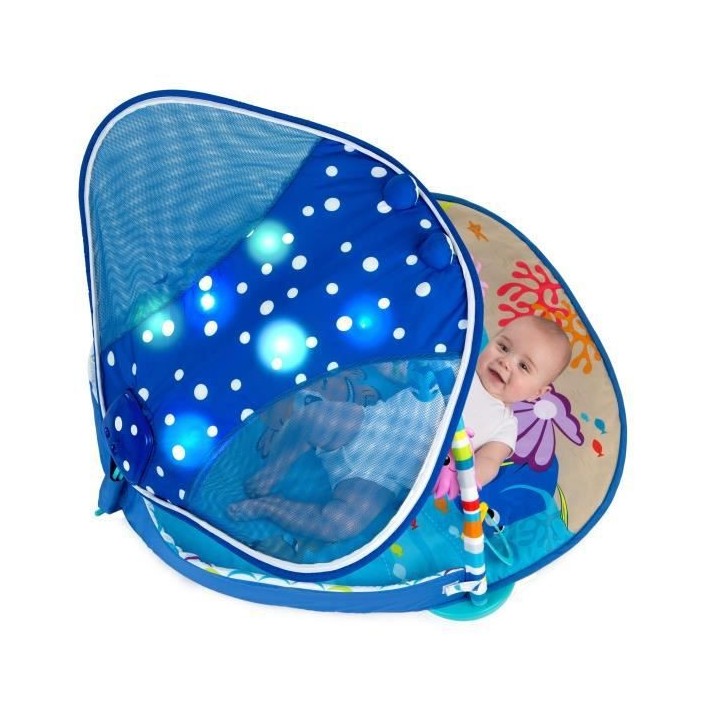 DISNEY BABY Tapis d'Eveil le Monde de Némo Mr. Ray Ocean Lights, Lumi