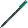 Marqueur permanent Staedtler Lumocolor 318 F Vert 0,6 mm (10 Unités)