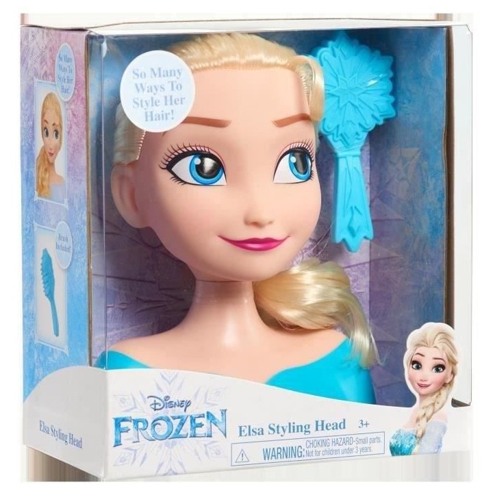 DISNEY FROZEN - Tete a coiffer Princesse Elsa - La Reine des Neiges II